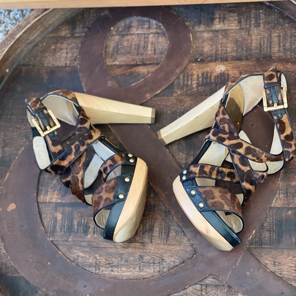 Michael Kors Leopard Platforms - Picture 9 of 10